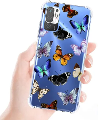 Miniatura 6 de Funda de teléfono para Redmi Note 10 5G/Poco M3 Pro/Redmi Note 10T 5G M2103K19G Funda para niñas y mujeres, funda protectora transparente de TPU