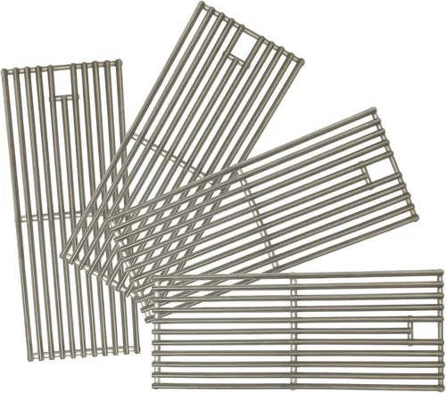 Paquete de 4 piezas de repuesto para parrilla de barbacoa triangular de 3/8 pulgadas para modelos Blaze Grill de 3, 4, 5 quemadores, 18 x 7-3/8