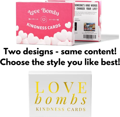 Miniatura 7 de Better Me Love Bombs - Tarjetas de bondad – 111 tarjetas de agradecimiento y agradecimiento, notas de amor para él y ella, regalos simplemente