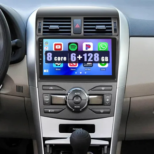 Miniatura 9 de Radio de coche para Toyota Corolla 2009 2010 2011 2012 2013, [4+64G] pantalla táctil de 9 pulgadas para Corolla estéreo Carplay Android Auto