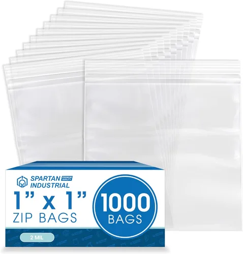 Miniatura 13 de Spartan Industrial - 2” X 4” (1000 unidades) 2 Mil Bolsas de plástico transparentes con cierre reutilizables de 2 mil con cremallera de cierre