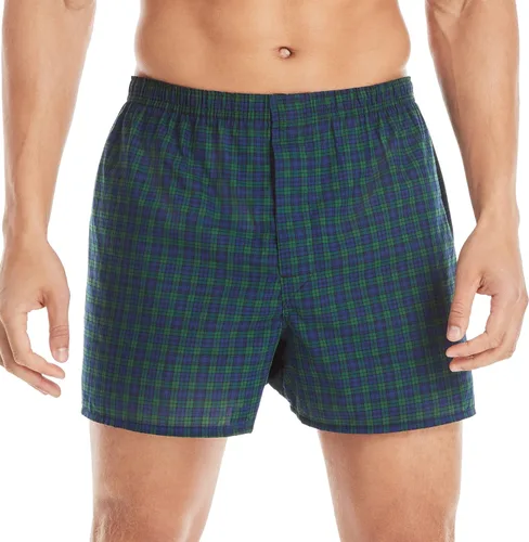 Miniatura 3 de Hanes Ultimate Men's Big Tartan Boxers, 5-Pack