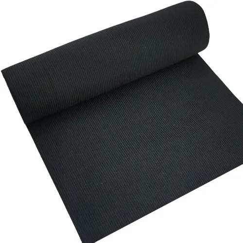 Miniatura 2 de Banda elástica de punto de alta elasticidad negra de 10 pulgadas de ancho, 2 yardas de largo