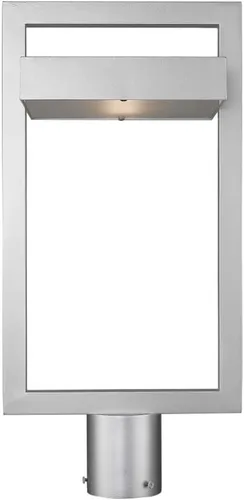 Miniatura 4 de Z-Lite 566PHBR-SL-LED - Accesorio de montaje en poste para exteriores, 1 luz, color plateado