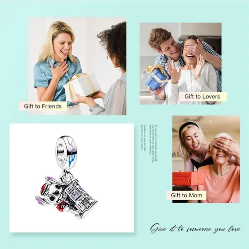 Miniatura 6 de Erizteya Fantástico dije de ratón de dibujos animados para pulseras para mujer, collares, joyería de feliz cumpleaños, día de la madre, regalos
