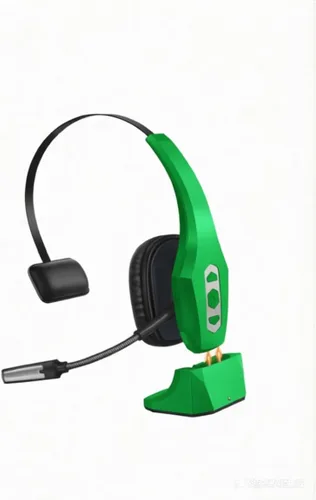 Miniatura 11 de Auriculares Bluetooth Trucker con base de carga, auriculares inalámbricos manos libres con micrófono de cancelación de ruido y botón de silencio