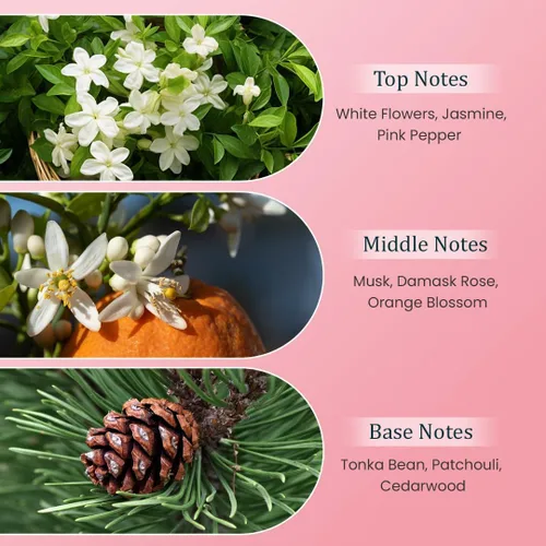 Miniatura 2 de For Her by Symphony - Eau De Parfum en aerosol, 3.4 onzas, inspirado en Narciso Narciso Rod-z para ella, perfume de lujo para mujer, fragancia