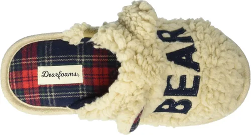 Miniatura 5 de Dearfoams Buffalo Check Lil Bear - Zapatilla para mujer