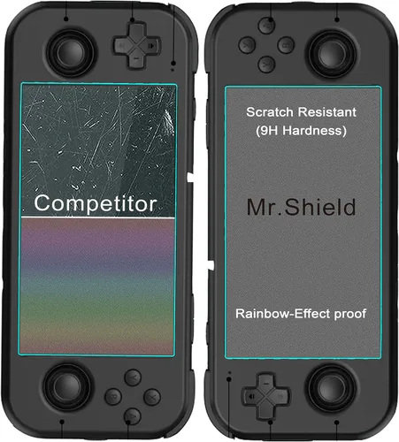 Miniatura 5 de Mr.Shield Protector de pantalla compatible con Retroid Pocket 3 [RP3] / Retroid Pocket 3+ [RP3+] [Vidrio templado] [3 unidades]