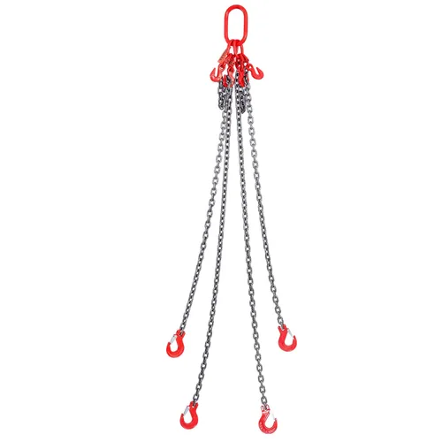 Miniatura 9 de VEVOR Eslinga de cadena, cadenas de elevación de 5/16 pulgadas x 5 pies con ganchos, elevadores de cadena de motor G80, cadenas de elevación