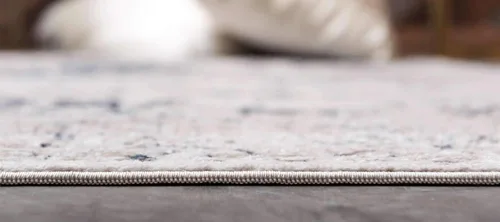 Miniatura 4 de Unique Loom Chateau Collection - Alfombra de área - Hoover (2' 2" x 3' 1" rectangular, azul oscuro/beige)
