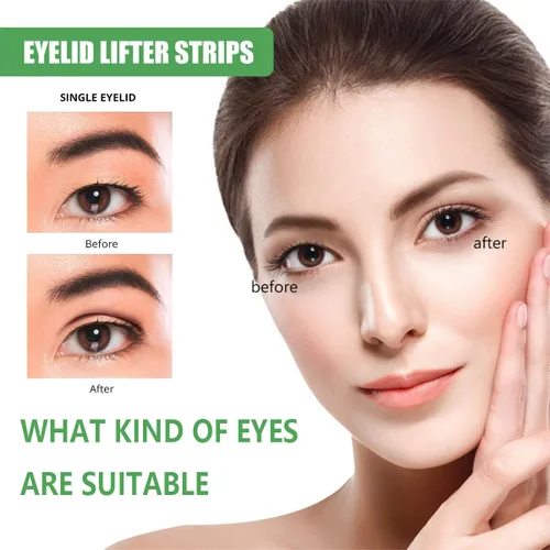 Miniatura 4 de 1440Pcs Premium Quality Complexion Natural Invisible Single Side Eyelid Tape Stickers Medical-use Fiber Eyelid Lift Strip,Suitable for Uneven or