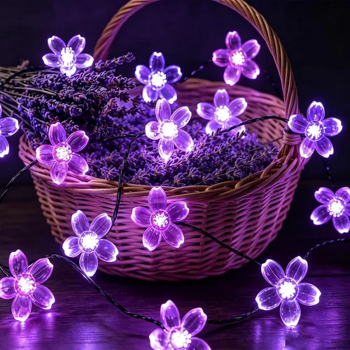 Miniatura 11 de FULLBELL Tira de luces rojas para interiores, 8 modos de luces de Navidad enchufables para dormitorio, 33 pies, 100 LED al aire libre