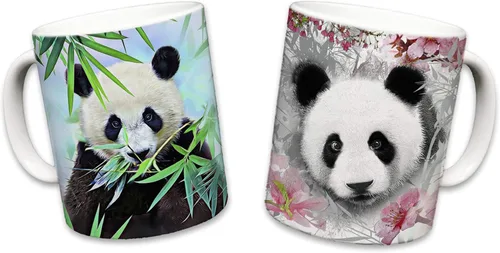 Miniatura 13 de Taza de leopardo Tazas de viaje de cerámica de animales lindos Taza para amantes del café Diseño de leopardos Gran regalo novedoso Ropa