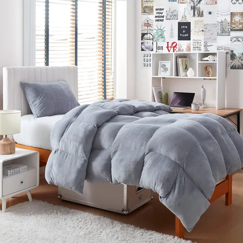 Miniatura 5 de Byourbed Boi He Thick® - Juego de edredón Coma Inducer® Alaskan King, color gris plateado