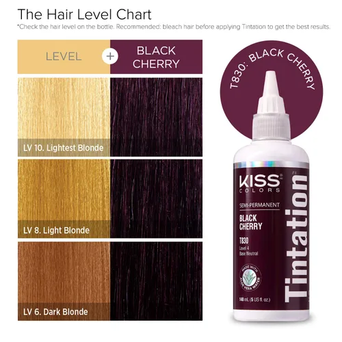 Miniatura 3 de Red by Kiss Tintation - Tinte semipermanente para el cabello, a base de agua de aloe vera, aceite de argán, aceite de oliva, colágeno y queratina