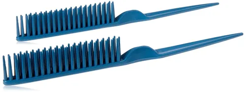 Miniatura 11 de CocoBlack Naturals Peine de peinado de 3 filas para desenredar, definir y separar rizos (verde)