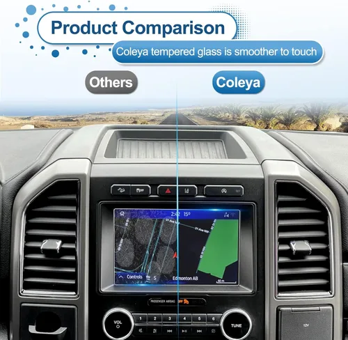 Miniatura 6 de 2015-2019 2020 2021 2022 2023 F-150 Protector de Pantalla para Ford F-150 Pantalla Táctil de 8 Pulgadas, Vidrio Templado 9H 2023 2022 2021 para Ford