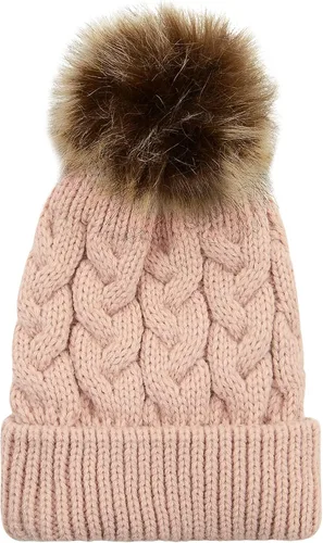 Miniatura 8 de Gorro de invierno para niñas pequeñas Zando, con pompones, gorras tejidas para bebés y niños
