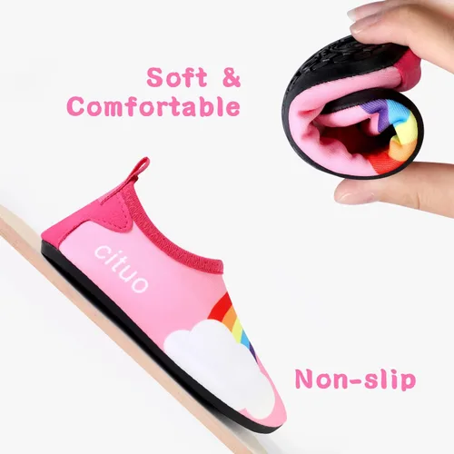 Miniatura 2 de Zapatos de agua para niños al aire libre, secado rápido, calcetines acuáticos para deportes, playa, natación, surf, ligeros, para niños pequeños