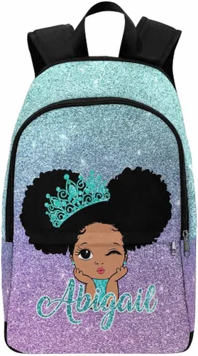 Miniatura 190 de Texto personalizado Elefante desgaste gafas mochila mochila mochila casual Daypack bolsa para mamá niñas, color86-4, Mochilas Daypack