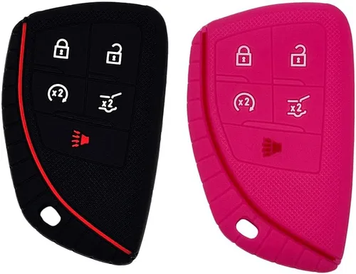 Miniatura 13 de Autobase Funda de silicona para llavero de Chevy Malibu Camaro Trax Traverse Trailblazer Sonic Cruze Blazer Volt Equinox Spark Accesorio
