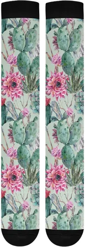 Miniatura 7 de KLL Calcetines de compresión para mujeres y hombres, calcetines largos de circulación, ideales para atletismo, correr, ciclismo, enfermeras