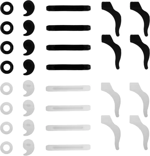 Miniatura 2 de 16 pares de agarraderas de silicona para las orejas, retenedores antideslizantes para gafas, gafas de sol y lentes de lectura, ajuste cómodo y seguro