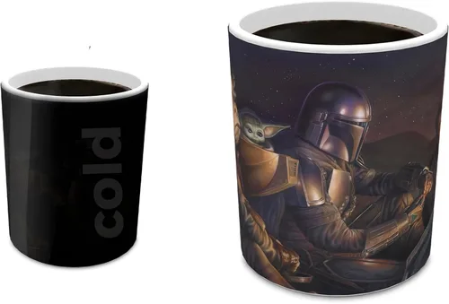 Miniatura 23 de Morphing Mugs Star Wars - The Book of Boba Fett - Un nuevo comienzo - Una taza sensible al calor de 16 onzas - Imagen completa revelada cuando se