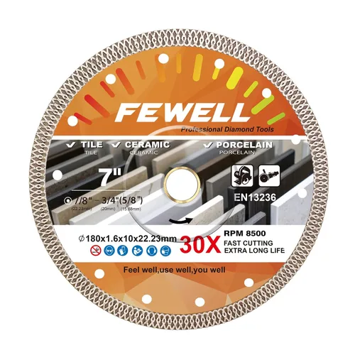 Miniatura 8 de FEWELL Hoja fina estupenda de la teja del diamante de la porcelana de 4 pulgadas 3 unids/lote para cortar azulejos de porcelana de cerámica