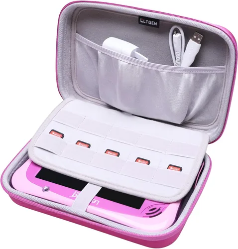 Miniatura 9 de LTGEM - Funda rígida para Leapfrog LeapPad Ultimate Ready para tablet, bolsa de almacenamiento protectora de viaje (negro y gris)