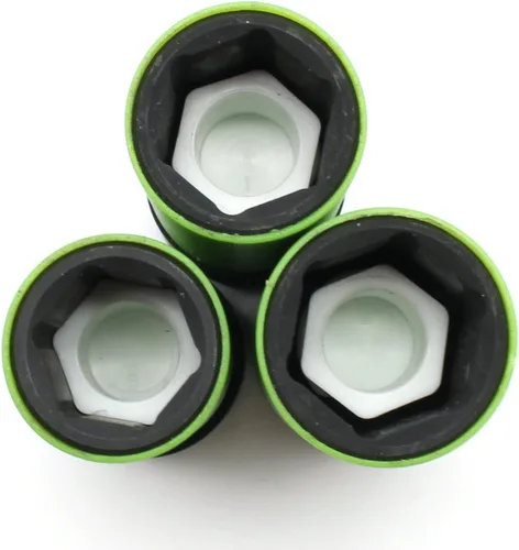 Miniatura 3 de TMAX 3 piezas de enchufe de impacto de rueda de 1/2 pulgada de accionamiento de 3.35 pulgadas de largo: 17-19-21
