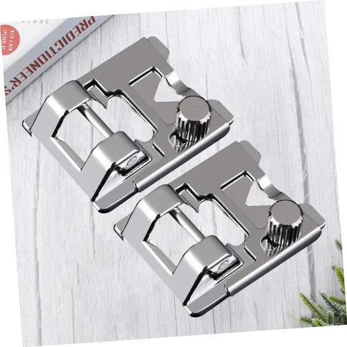 Miniatura 2 de STOBOK 2 Unidades Universal Máquina de Coser Prensatelas Pie Recoger Pie para Coser Hogar Fácil Cambio 2 Unidades*2