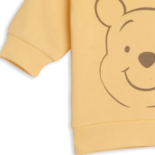 Miniatura 5 de Disney Classics Winnie the Pooh Mickey Mouse - Conjunto de 3 piezas con capucha y pantalones para bebé (recién nacido, 24 meses)