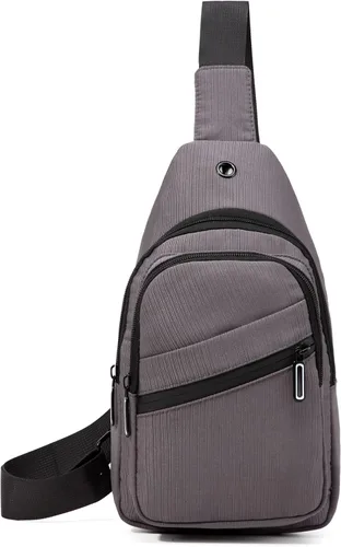 Miniatura 2 de EVANCARY - Mochila pequeña tipo bandolera para mujeres y hombres, mochila de pecho tipo bandolera para viajes, senderismo y actividades al aire