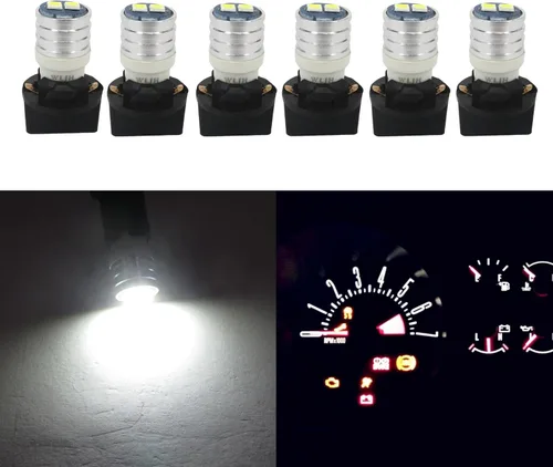 Miniatura 14 de WLJH Bombilla LED T10 Luces de Tablero de Coche Panel de Instrumentos Cluster Medidor Bombilla W5W 2825 194 LED Socket Giratorio PC195 PC194 PC168
