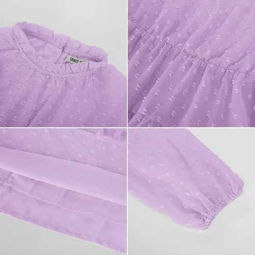 Miniatura 5 de GRACE KARIN Vestido casual para niñas de 5 a 12 años