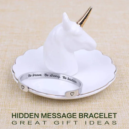 Miniatura 3 de Pulsera con mensaje oculto, regalos significativos para mujeres, regalos para grandes amigas, joyas de amistad únicas, regalos de cumpleaños