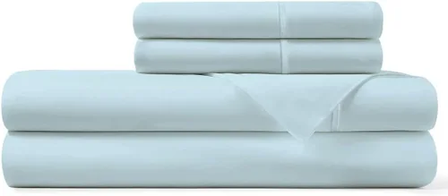 Miniatura 6 de Pizuna 100% Cotton Duvet Cover Set Twin Size - Percale Weave Long Staple Combed Cotton Duvet Cover (68" x 86") with 4 Corner Ties & Button Closure