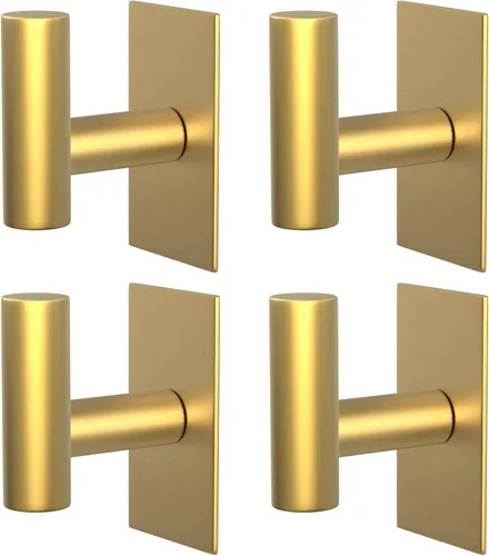 Miniatura 11 de PMMASTO Ganchos autoadhesivos para toallas, ganchos adhesivos resistentes para colgar abrigos de pared para colgar – Ganchos de ducha