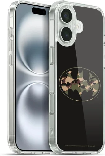 Miniatura 137 de Head Case Designs Funda de gel con licencia oficial de Batman DC Comics Bat Signal Logos [protección de grado militar] compatible con Apple iPhone 7