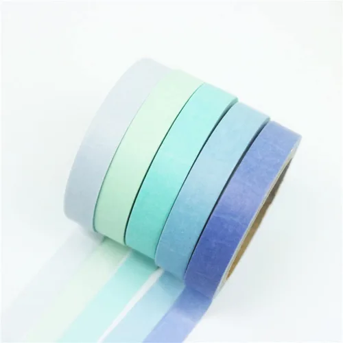 Miniatura 4 de Washi - Juego de 20 rollos de cinta adhesiva fina de 0.295 in de colores arcoíris para diario de viñetas, planificador, manualidades, álbumes