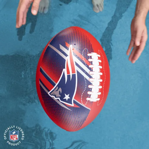 Miniatura 2 de BigMouth 18” Inflatable Pool Football Officially Licensed NFL Fan Gear Merchandise Beach Ball Games for Adults and Teens