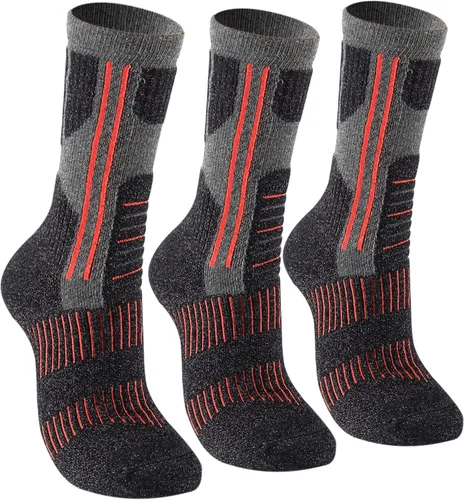 Toes&Feet Calcetines acolchados para mujer y hombre, antiampollas, resistentes al olor, con mechas de sudor, senderismo, esquí, media pantorrilla,