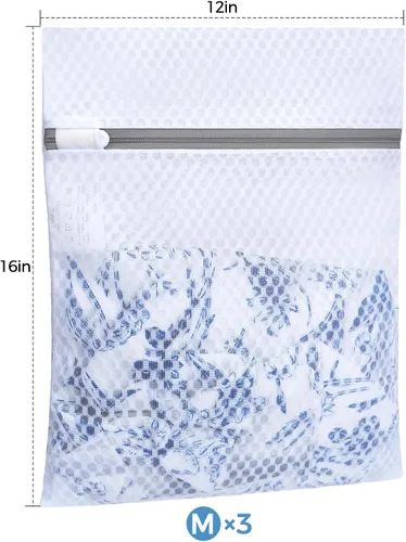 Miniatura 2 de BAGAIL Bolsas de lavandería de malla para lencería íntima y delicadas, 3 unidades (panal, 3M)