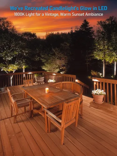 Miniatura 2 de LEONLITE Luces LED de cubierta de 5 W de bajo voltaje, luz de barandilla de escalera de 12 V, luz de valla de paisaje al aire libre, cable listado 5