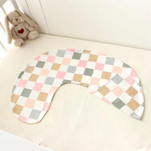 Miniatura 7 de DILIMI Funda de almohada de lactancia, funda elástica extraíble para almohadas de lactancia, funda ultra suave y cómoda para bebé niña y niño