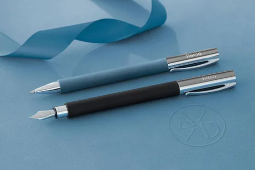 Miniatura 3 de Faber-Castell Ambition - Pluma estilográfica, resina negra, ancha
