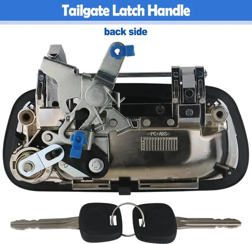 Miniatura 4 de Osompar Manija Exterior de Portón Trasero con Cilindro de Cerradura con Llave Compatible con Toyota Tundra 2000-2006 Reemplaza 69090-0C010