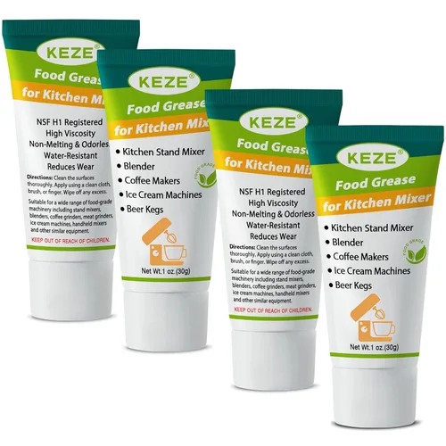 Miniatura 15 de KEZE Tubo de Grasa de Silicona PTFE Lubricante Sintético Grasa para Puerta Corredera Lubricación Automotriz Lubricante de Sello de Inodoro RV